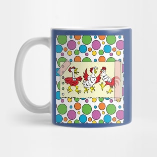 Crazy Chickens Funny Chicken Mug